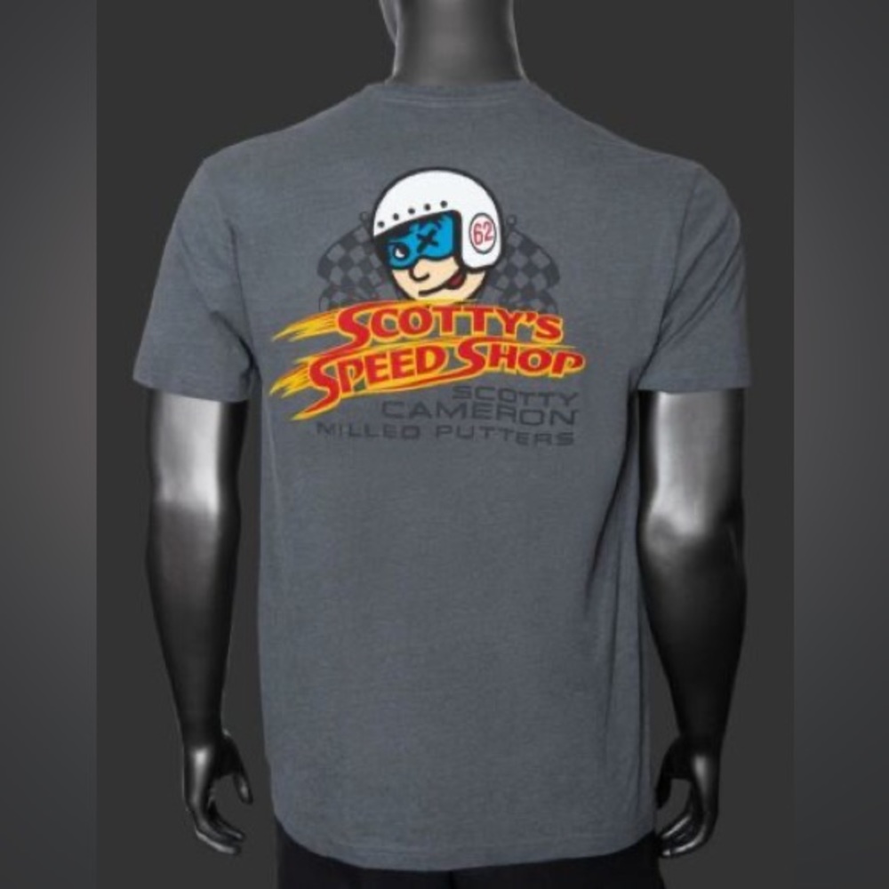 Scotty Cameron Johnny Racer Speed Shop T Shirt Size M Gem scotty-cameron-johnny-racer-speed-shop-t-shirt-size-m-gem